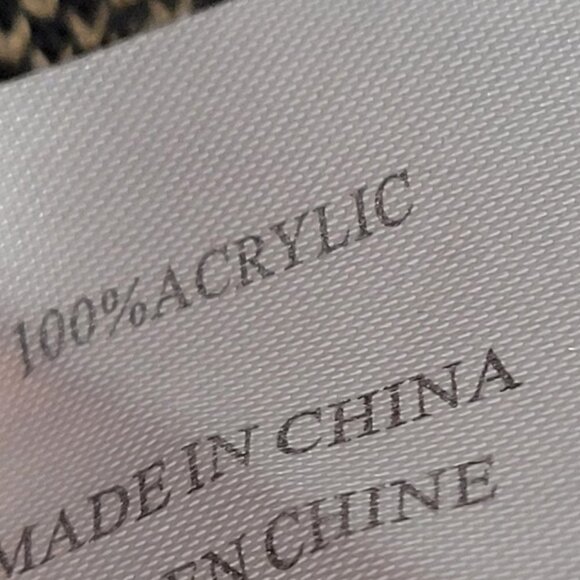 Brown and Black Shrug Shawl Cape with Armholes - Picture 7 of 10